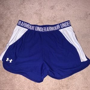 Under Armour purple athletic shorts